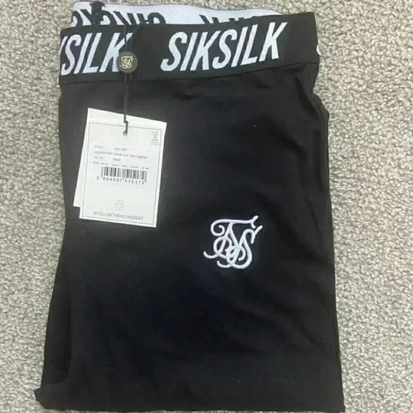 SikSilk Core Tape Leggings - Black - Picture 6 of 6